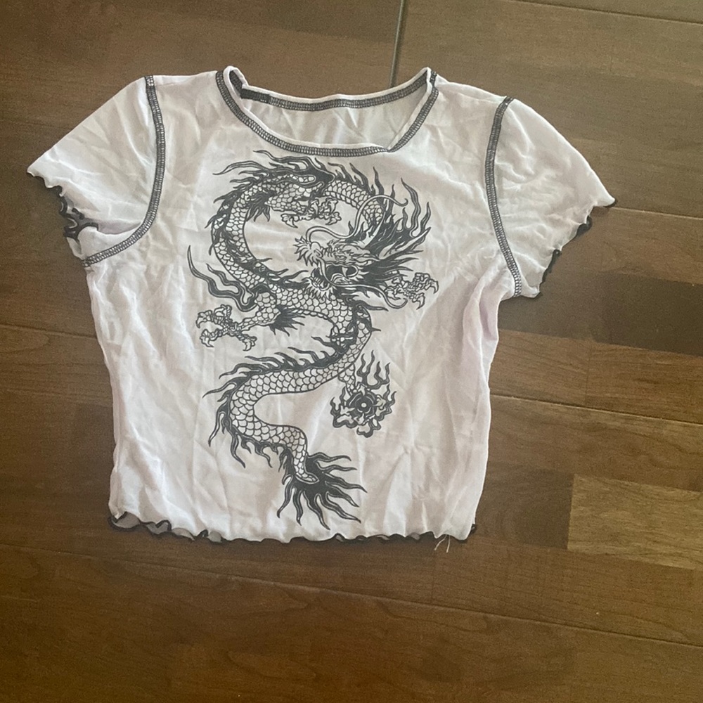 Lavender dragon shirt xs